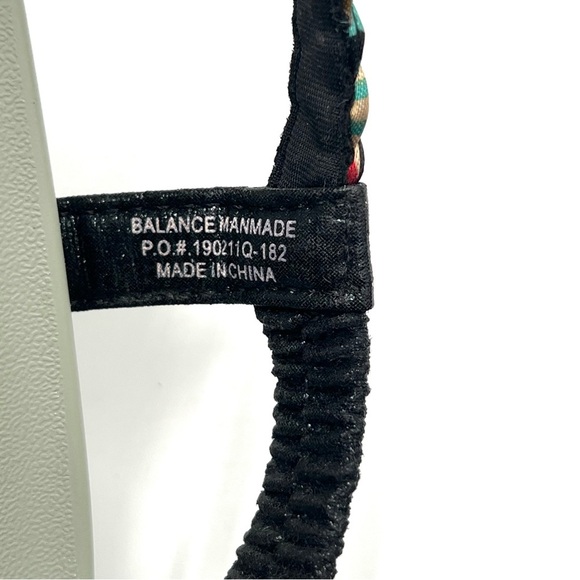 Alegria Roz Sandals Women’s Sz 8 Black Multi Color Vegan Comfort Platform Wedge - Picture 9 of 10